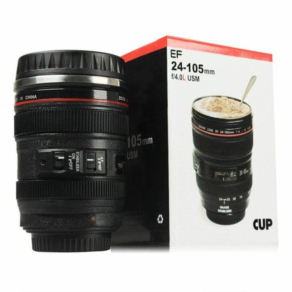 Camera Lens Coffee Mug - Picture 4 of 5